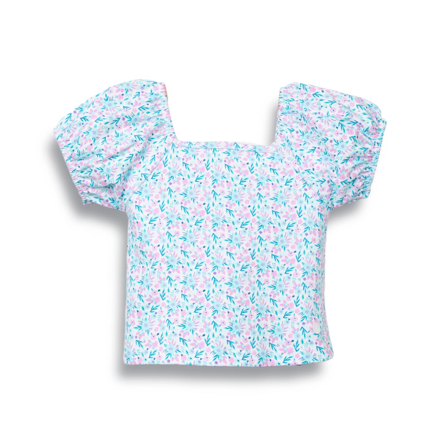 POLERA  NIÑA CELESTE PILLIN (PVC669-25CEL) - 1