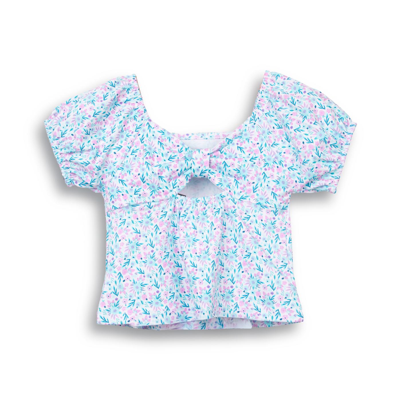 POLERA  NIÑA CELESTE PILLIN (PVC669-25CEL) - 2
