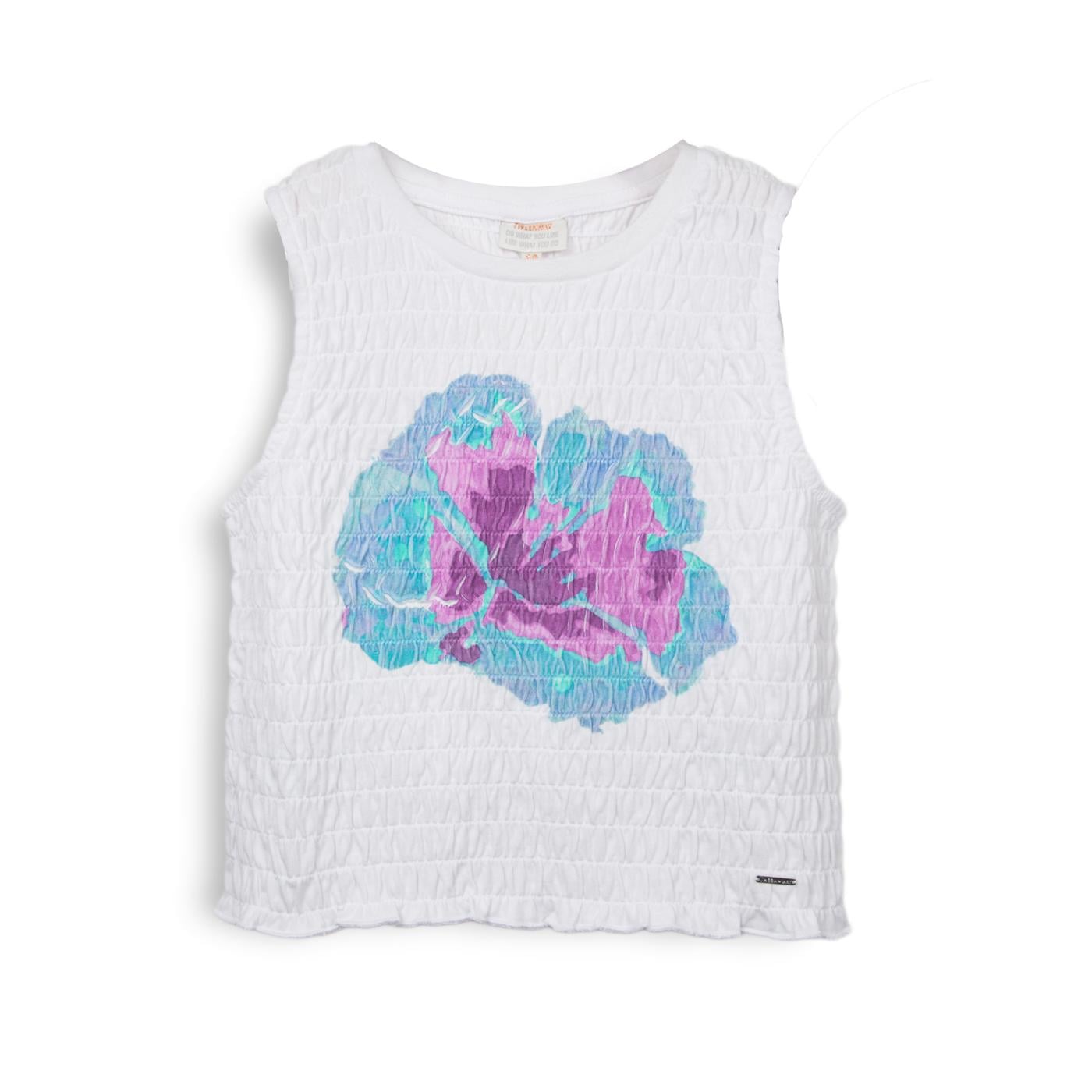 POLERA NIÑA BLANCO PILLIN (TVC625-25BCO) - 1