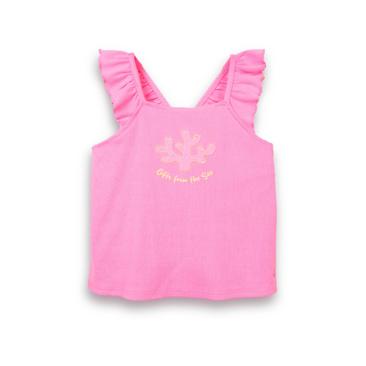 POLERA NIÑA FUCSIA PILLIN (PVC663-25FUC) - 1