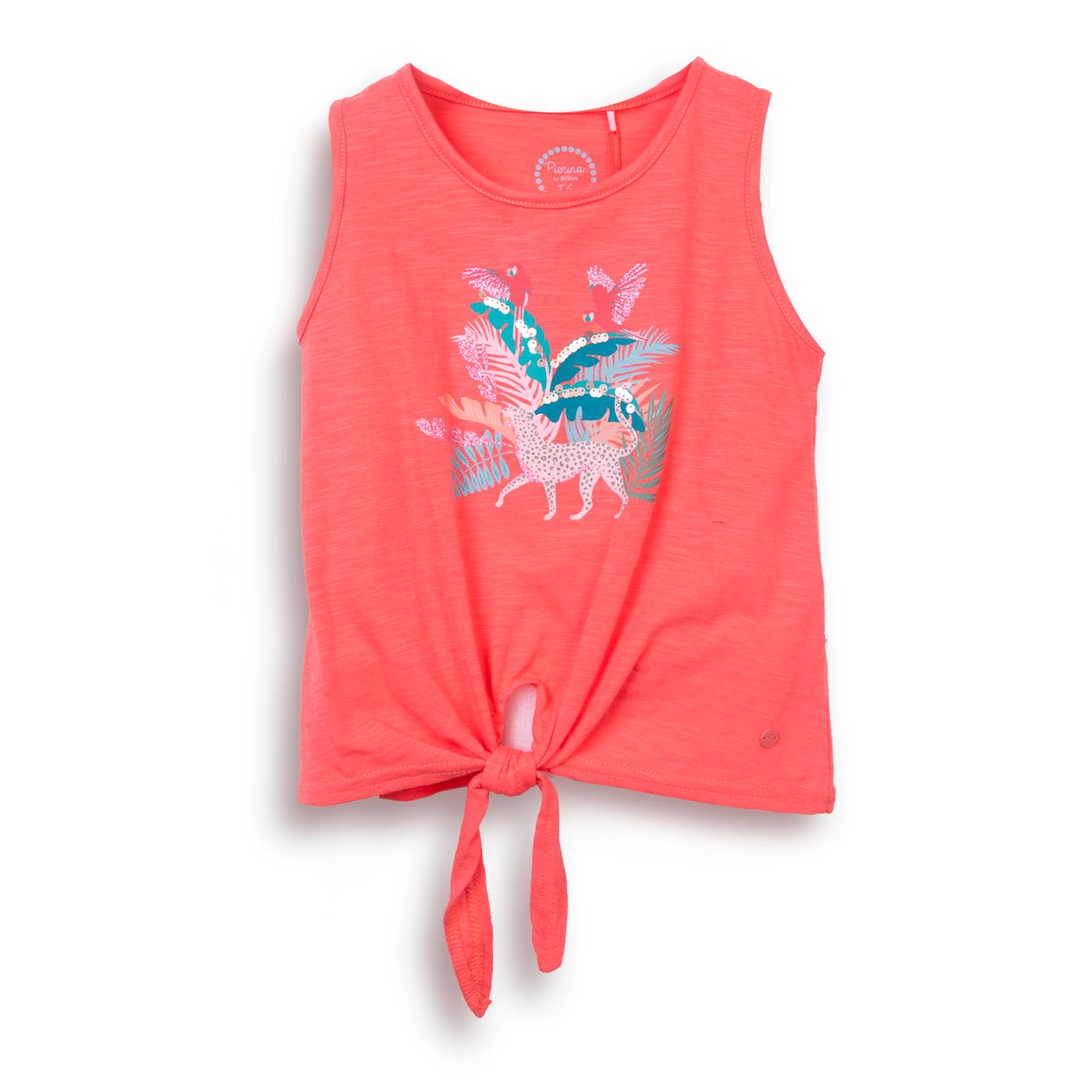 POLERA NIÑA CORAL PILLIN (PVC665-25COR) - 1