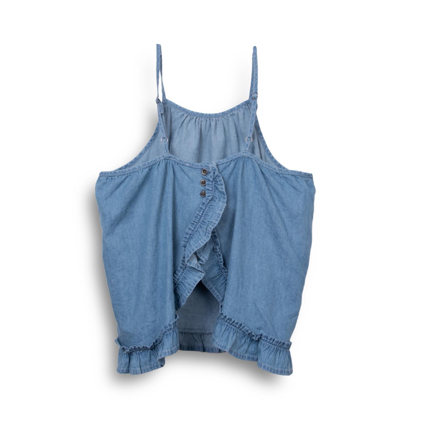 POLERA NIÑA DENIM PILLIN (TVC714-25DEN) - 1