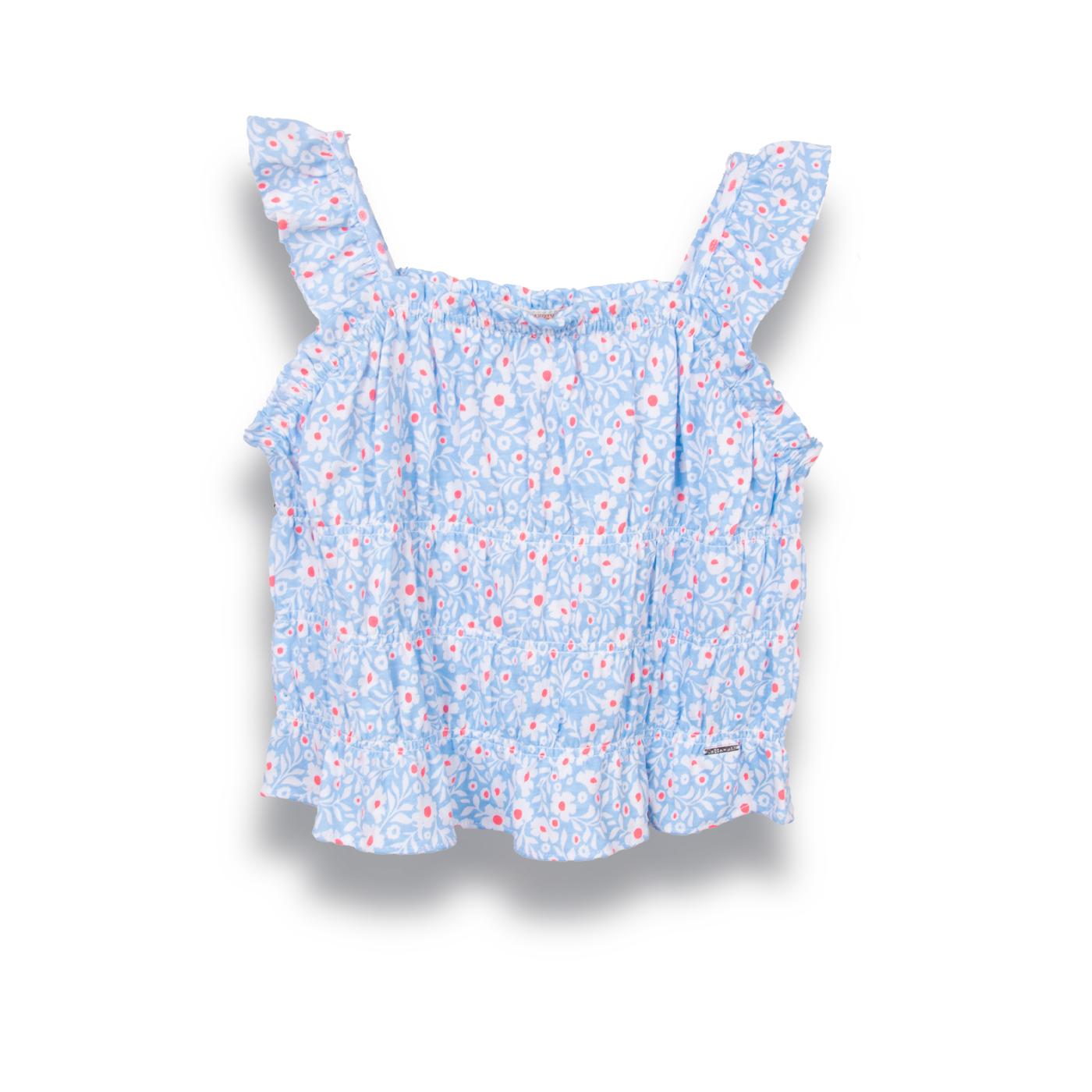 POLERA NIÑA CELESTE PILLIN (TVC624-25CEL) - 1