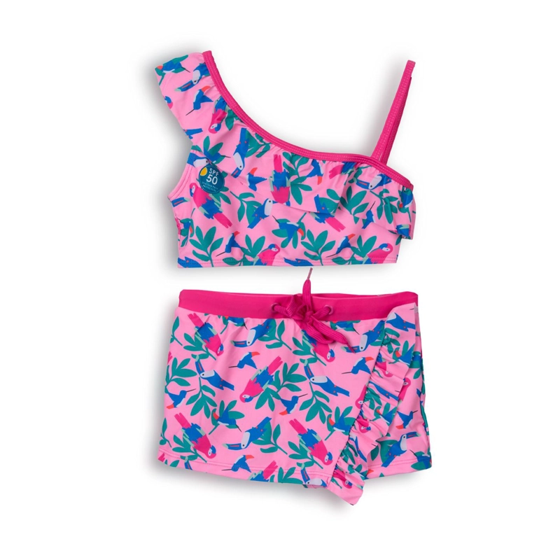 TRAJE DE BAÑO NIÑA ROSADO PILLIN (PVC830-25ROS) - 1