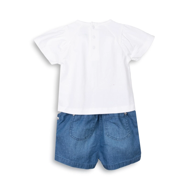 CONJUNTO  NIÑA BLANCO PILLIN (PVC741-25BCO) - 2
