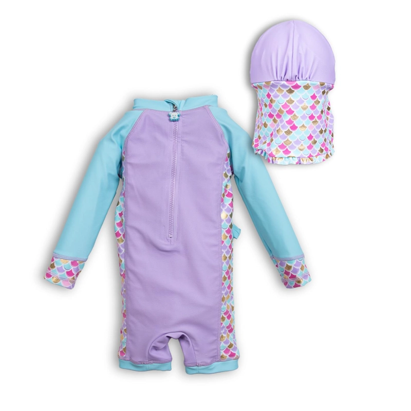 TRAJE DE BAÑO BEBE  MALVA PILLIN (PVC856-25MAL) - 4