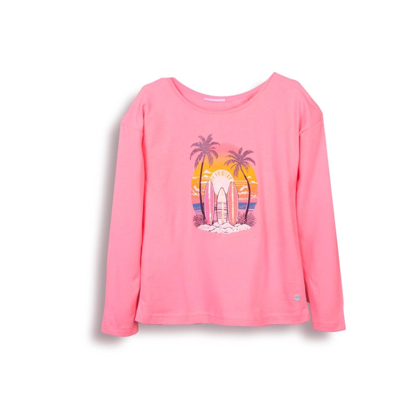 POLERA NIÑA CORAL PILLIN (PVC618-25COR) - 1
