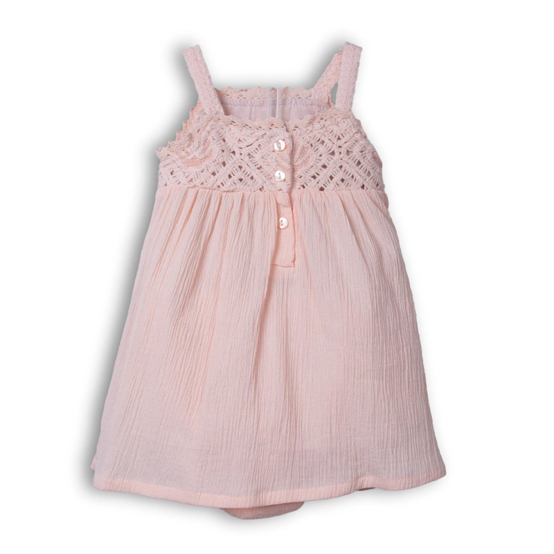VESTIDO  NIÑA DAMASCO PILLIN (PVA818-24DAM) - 2