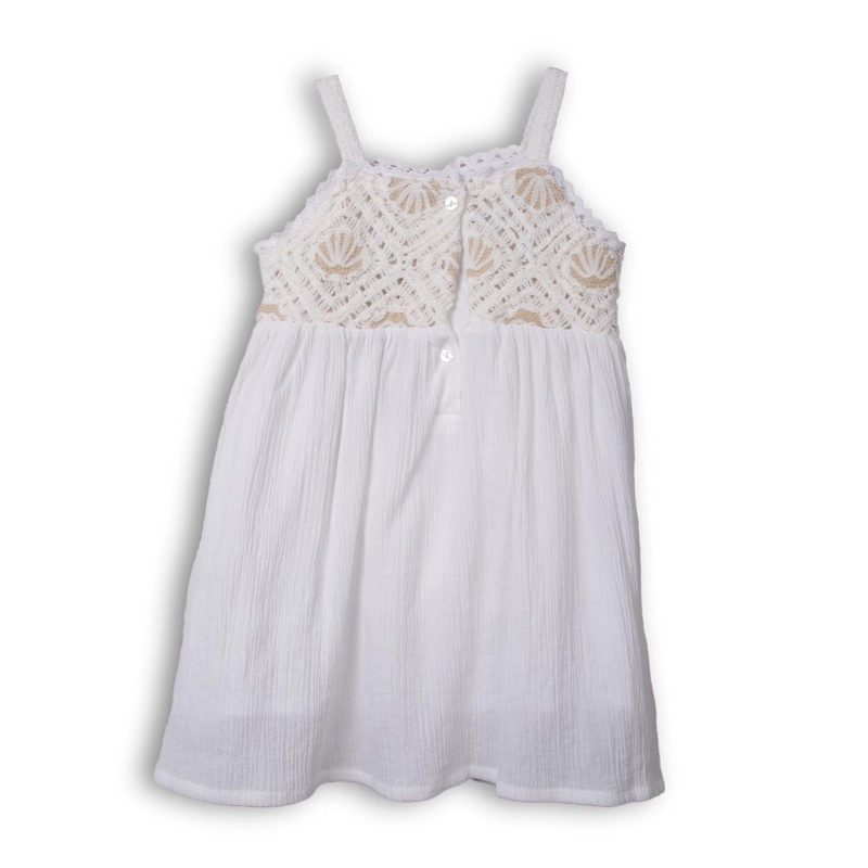 VESTIDO  NIÑA BLANCO PILLIN (PVA818-24BCO) - 1