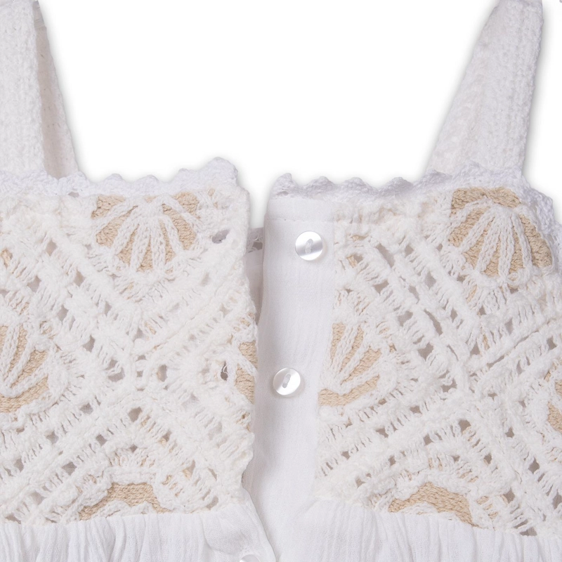 VESTIDO  NIÑA BLANCO PILLIN (PVA818-24BCO) - 3