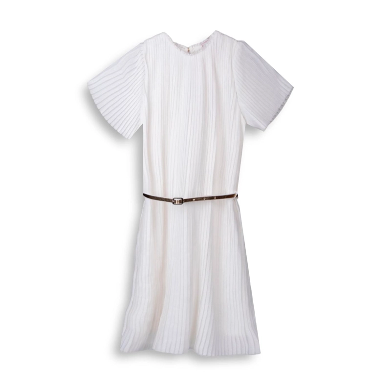 VESTIDO NIÑA BLANCO PILLIN (PVA844-24BCO) - 1