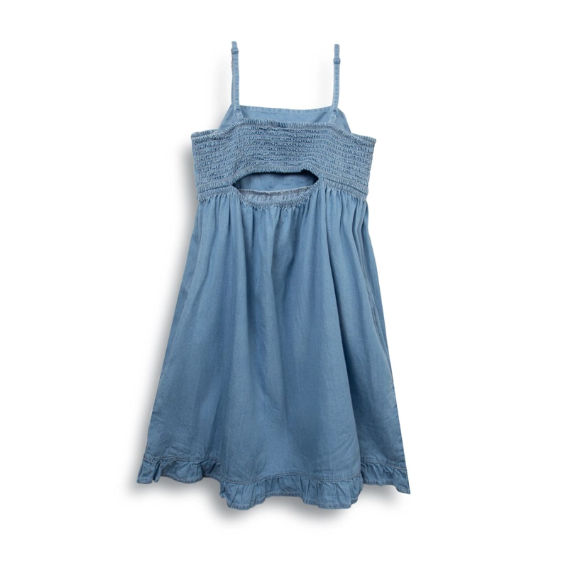 VESTIDO NIÑA CELESTE PILLIN (PVC738-25CEL) - 2