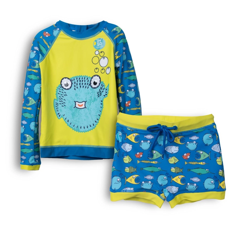 TRAJE DE BAÑO  NIÑO VERDE PILLIN (PVC854-25VER) - 1