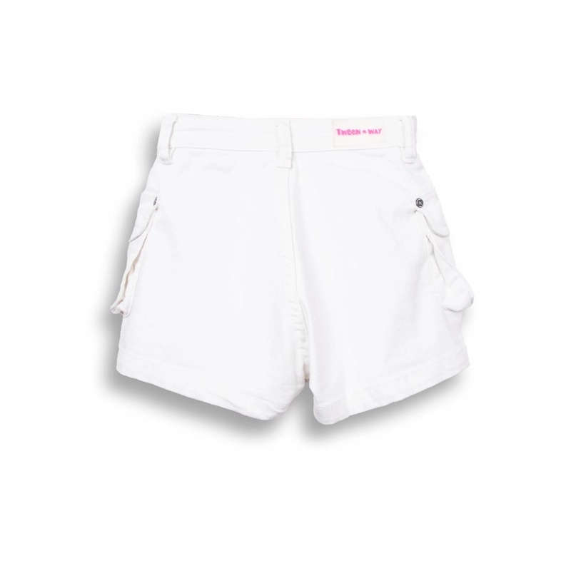 SHORT NIÑA BLANCO PILLIN (TVC703-25BCO) - 2