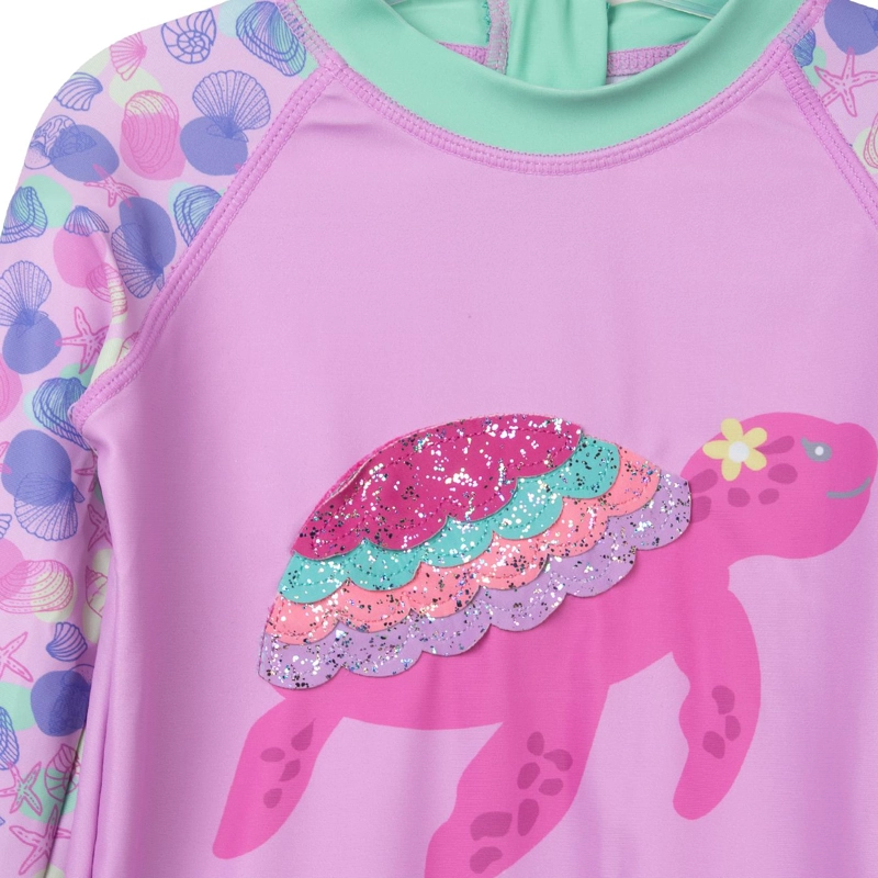TRAJE DE BAÑO  NIÑA ROSADO PILLIN (PVC858-25ROS) - 2