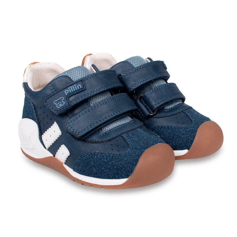 ZAPATO CLASICO NIÑO AZUL PILLIN (PZD206-26AZU) - 1