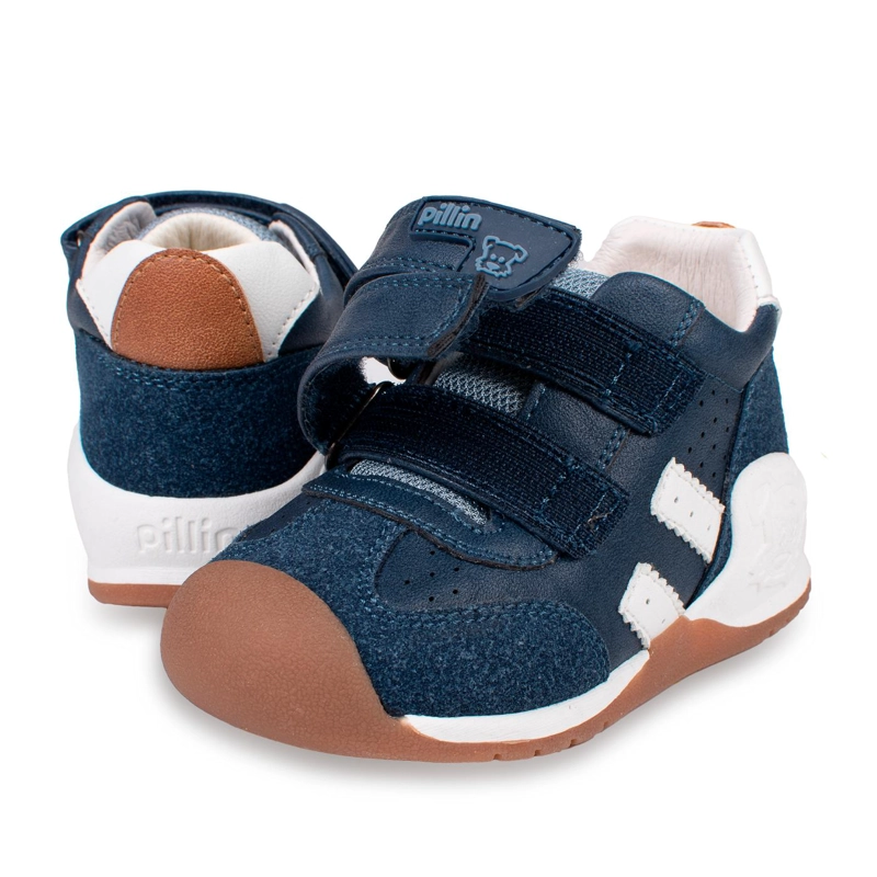 ZAPATO CLASICO NIÑO AZUL PILLIN (PZD206-26AZU) - 4