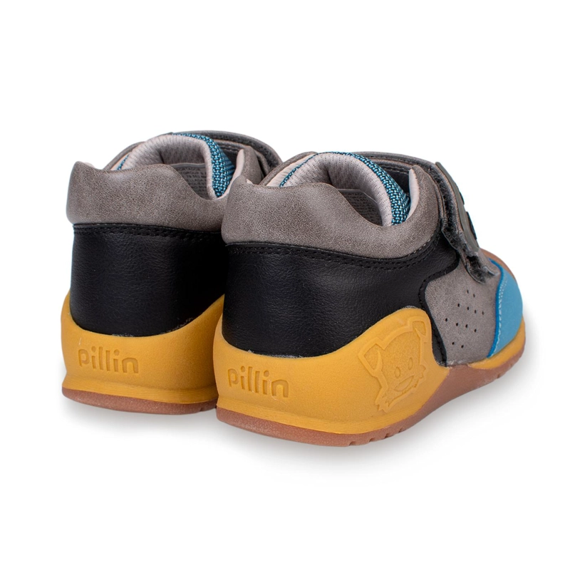 ZAPATO CLASICO NIÑO GRIS PILLIN (PZD207-26GRI) - 3