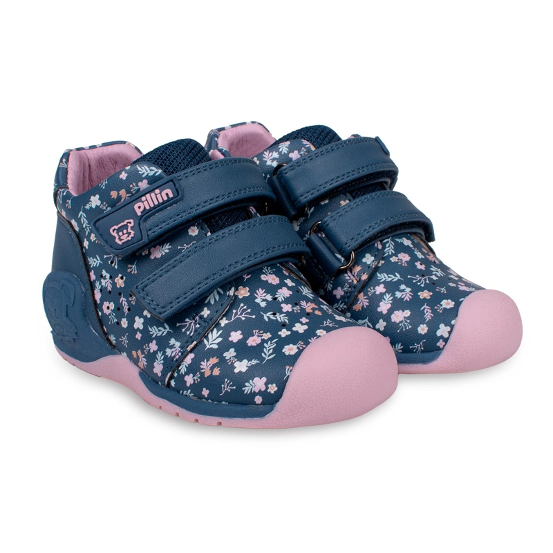 ZAPATO CLASICO NIÑA AZUL PILLIN (PZD201-26AZU) - 1
