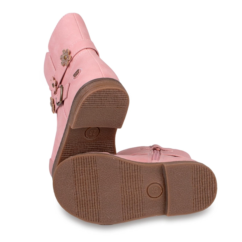 BOTA  NIÑA ROSADO PILLIN (PZD328-26ROS) - 4