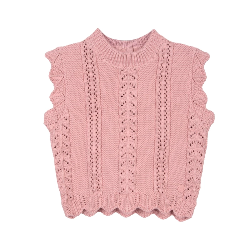 CHALECO  NIÑA ROSADO PILLIN (PVD909-26RSA) - 1