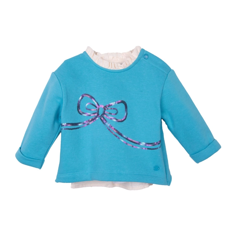POLERON  PILLIN CELESTE NIÑA (PVD527-26CAL) - 1