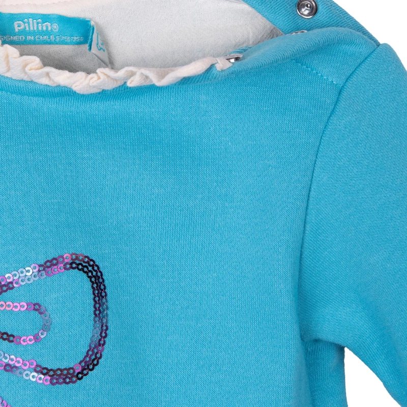 POLERON  PILLIN CELESTE NIÑA (PVD527-26CAL) - 3