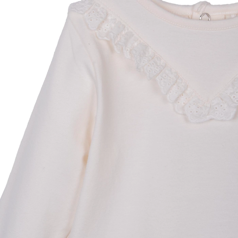 POLERA  PILLIN BLANCO NIÑA (PVD614-26CRU) - 2