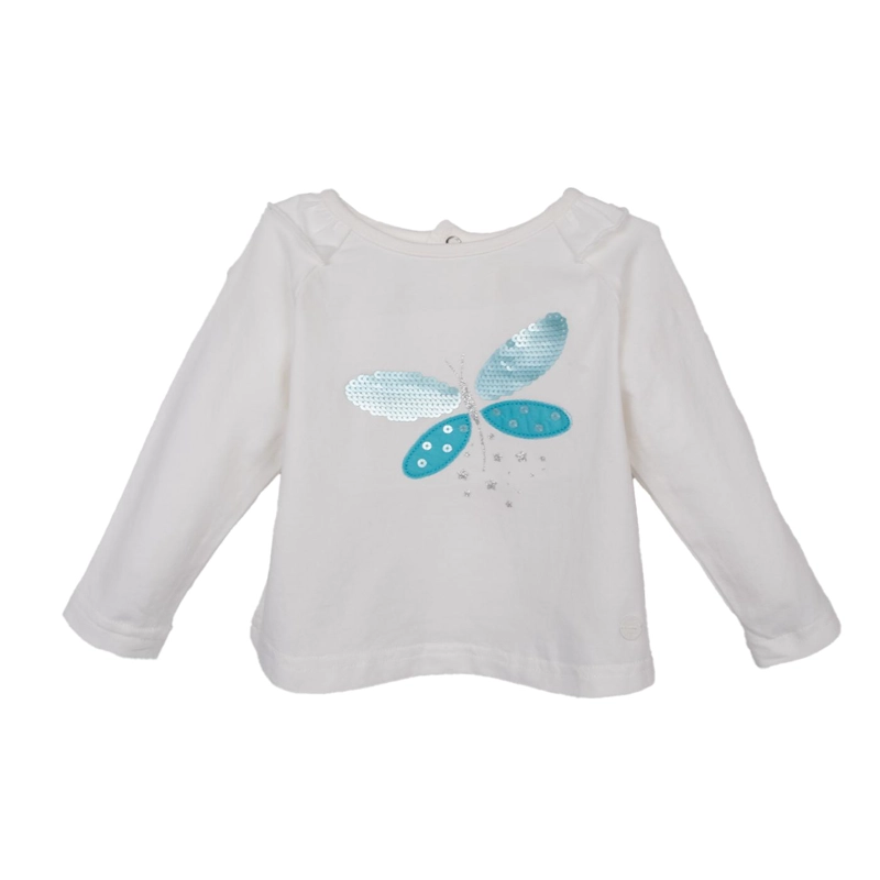 POLERA  PILLIN BLANCO NIÑA (PVD615-26BCO) - 1