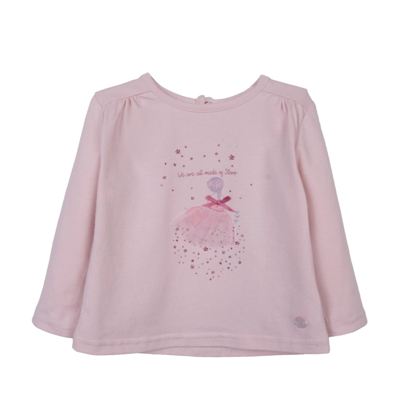 POLERA  PILLIN ROSADO NIÑA (PVD640-26PRO) - 1
