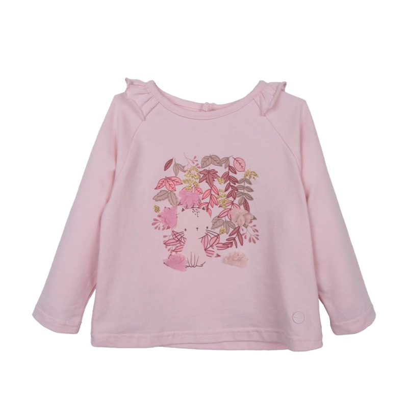 POLERA  PILLIN ROSADO NIÑA (PVD615-26ROS) - 1