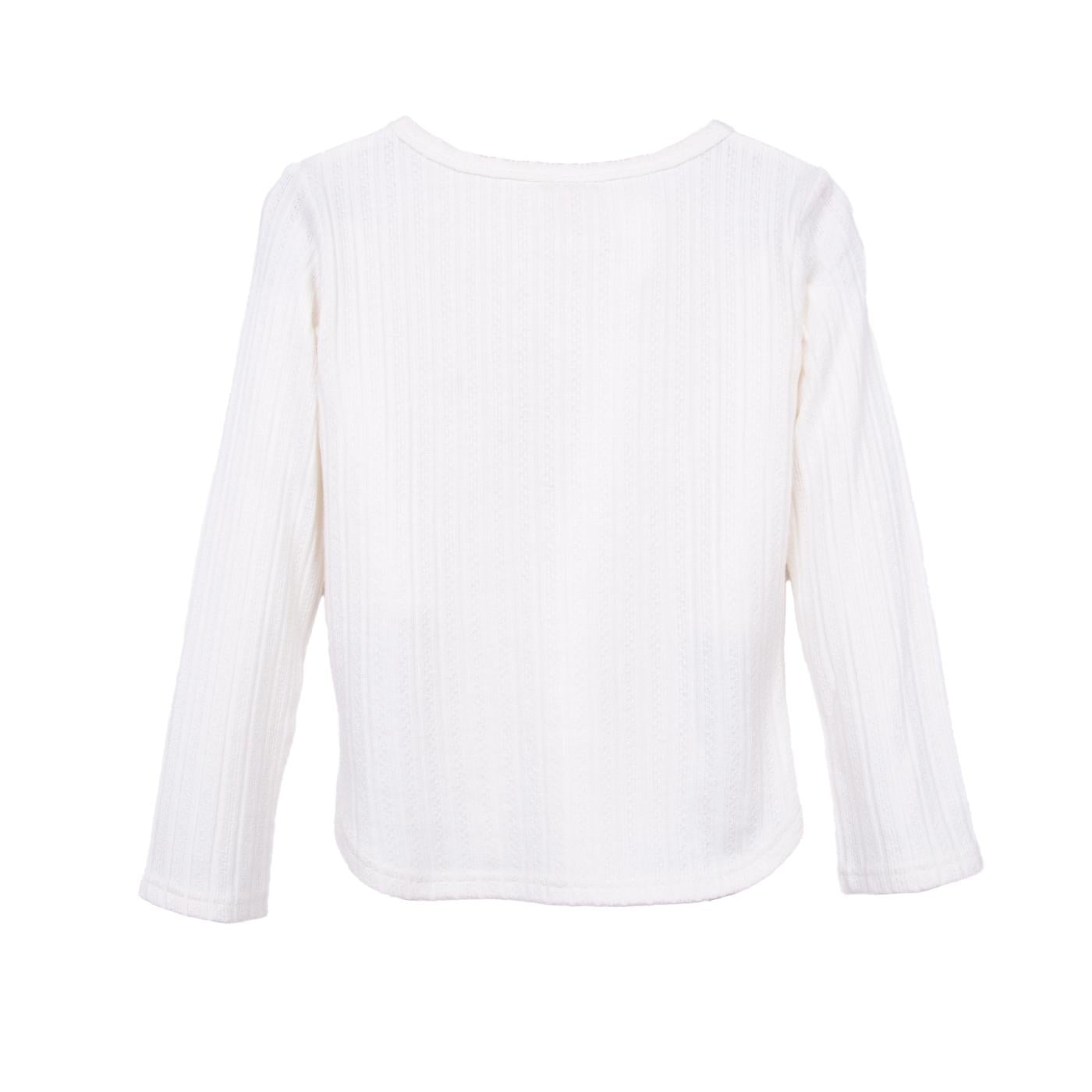 POLERA  PILLIN BLANCO NIÑA (PVD602-26CRU) - 2