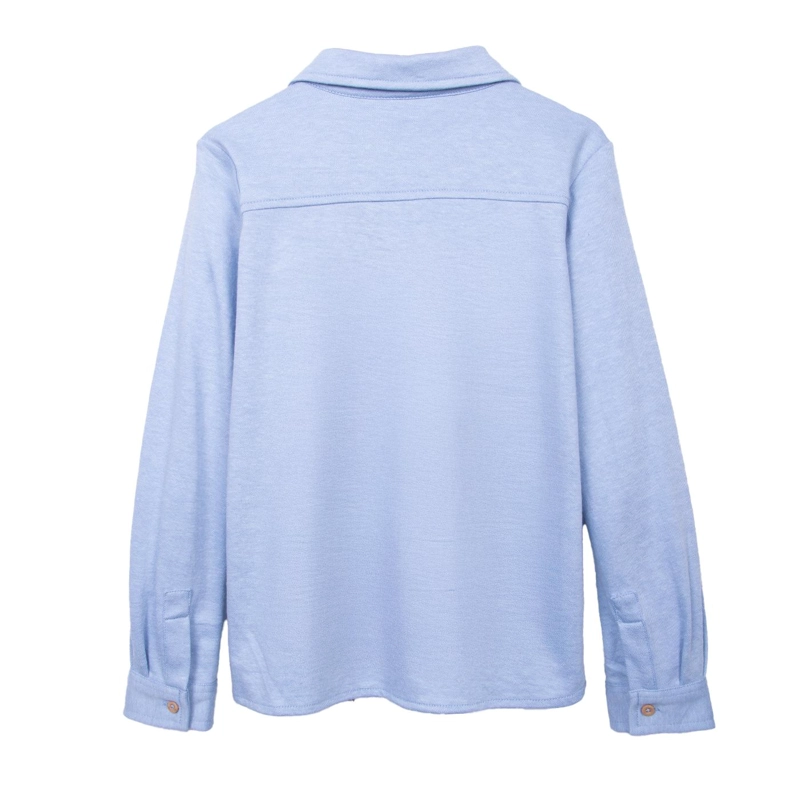 CAMISA  PILLIN CELESTE NIÑO (PVD617-26CEL) - 2
