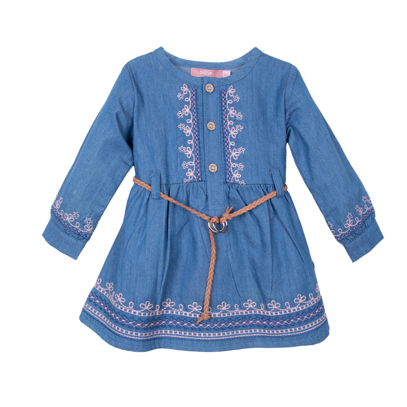 VESTIDO   PILLIN AZUL NIÑA (PVD710-26DEN) - 1