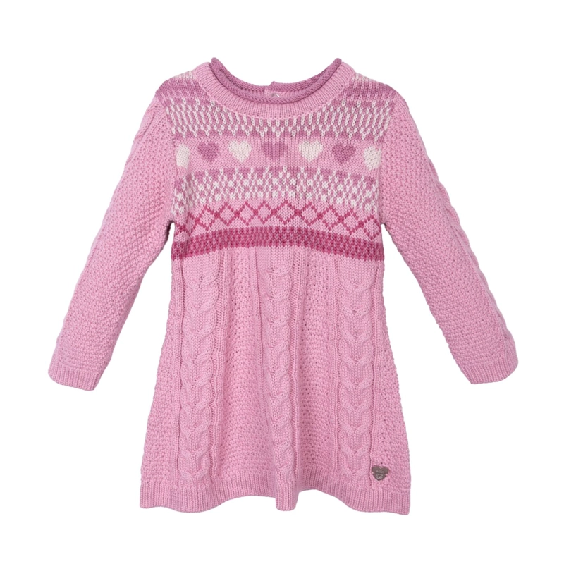 VESTIDO   PILLIN ROSADO NIÑA (PVD922-26RSO) - 1