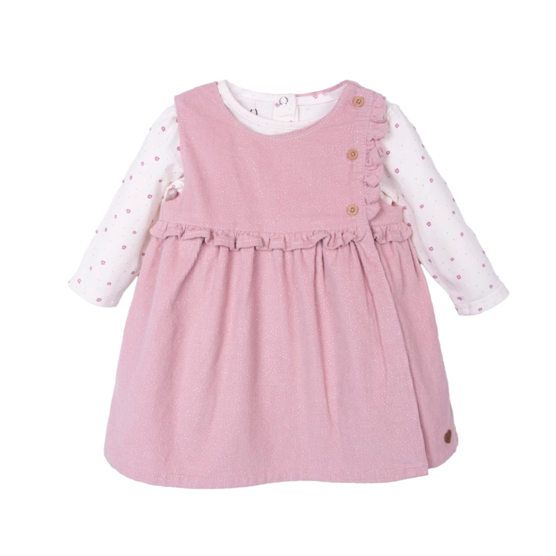 VESTIDO   PILLIN ROSADO NIÑA (PVD827-26ROS) - 1