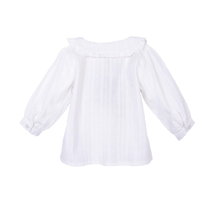 BLUSA   PILLIN BLANCO NIÑA (PVD808-26BCO) - 2
