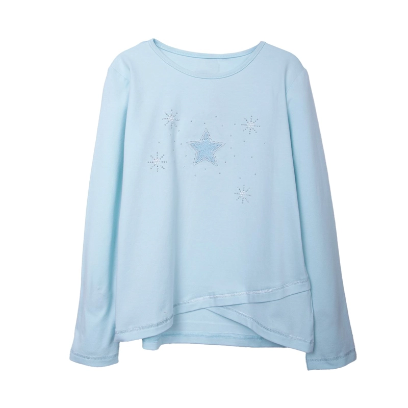 POLERA  AZUL NIÑA PILLIN (PVD627-26AQU) - 1