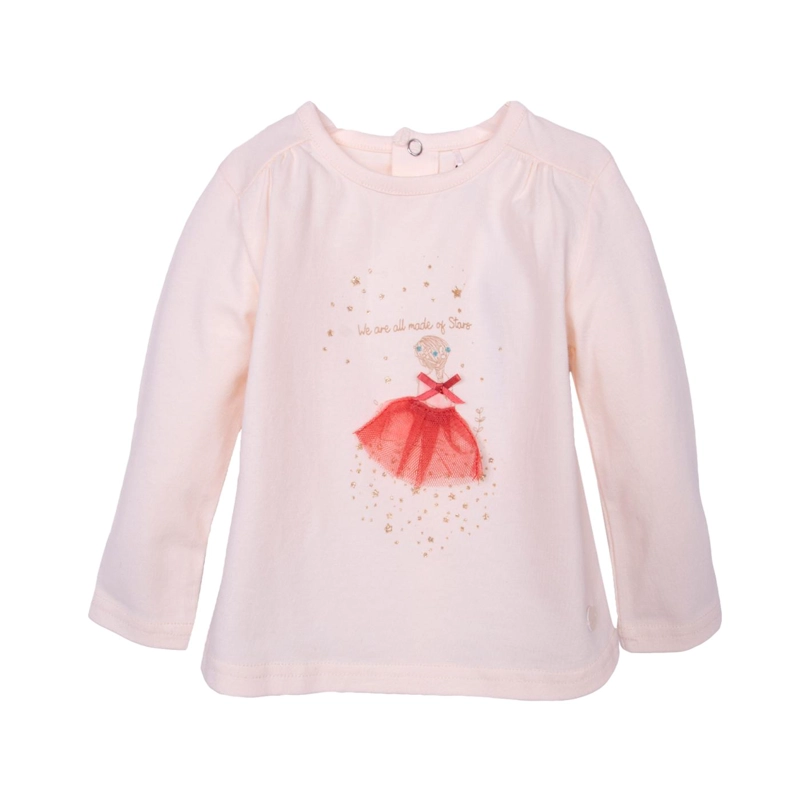 POLERA  BLANCO NIÑA PILLIN (PVD640-26CRE) - 1