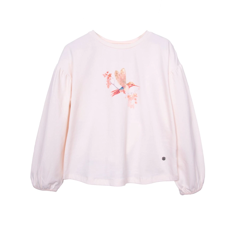 POLERA  BLANCO NIÑA PILLIN (PVD628-26CRU) - 1