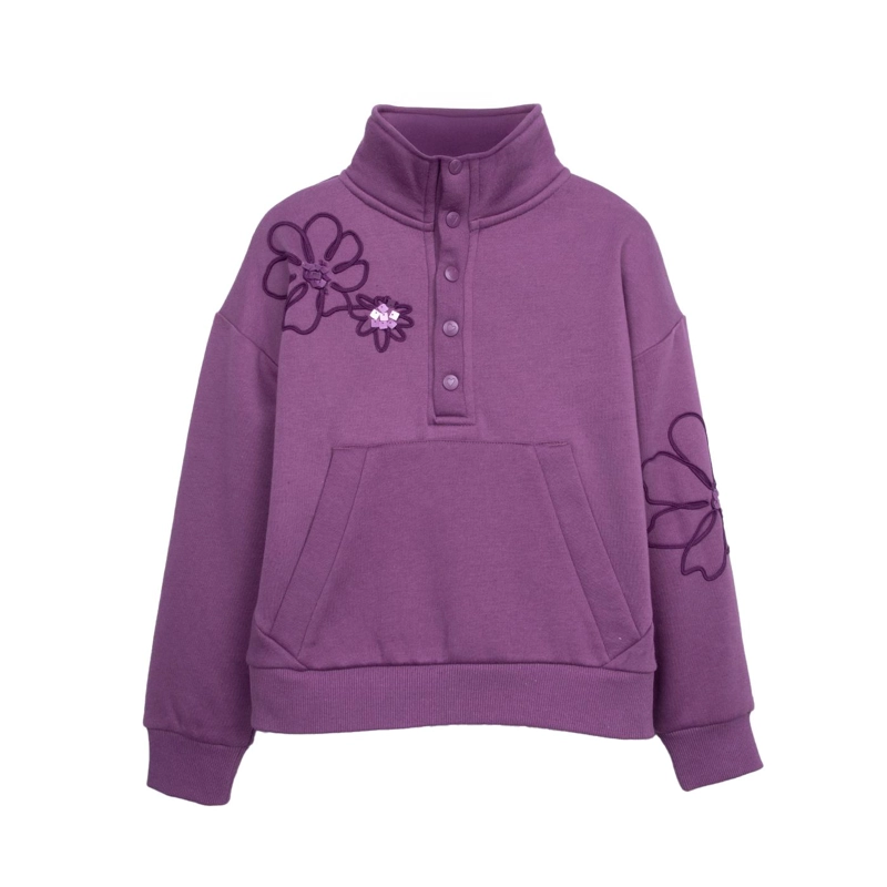 POLERON  MORADO NIÑA PILLIN (PVD532-26MOR) - 1