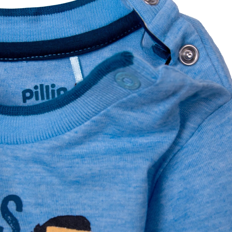 POLERA  GRIS NIÑO PILLIN (PVD631-26MLG) - 3