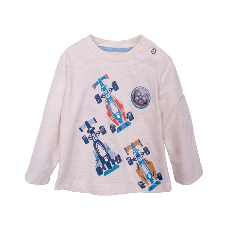 POLERA  GRIS NIÑO PILLIN (PVD622-26MLG) - 1
