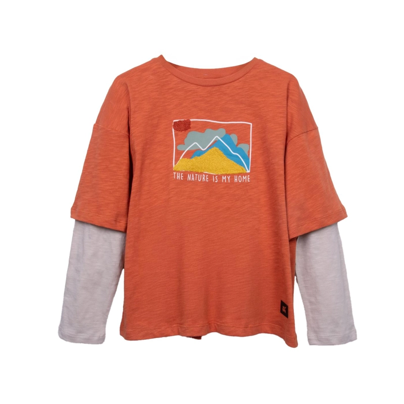 POLERA  NARANJA NIÑO PILLIN (PVD636-26NAR) - 1