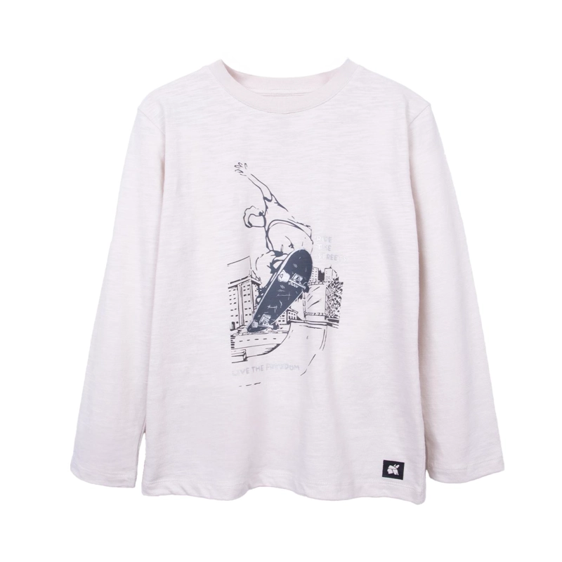POLERA  BLANCO NIÑO PILLIN (PVD619-26BEI) - 1
