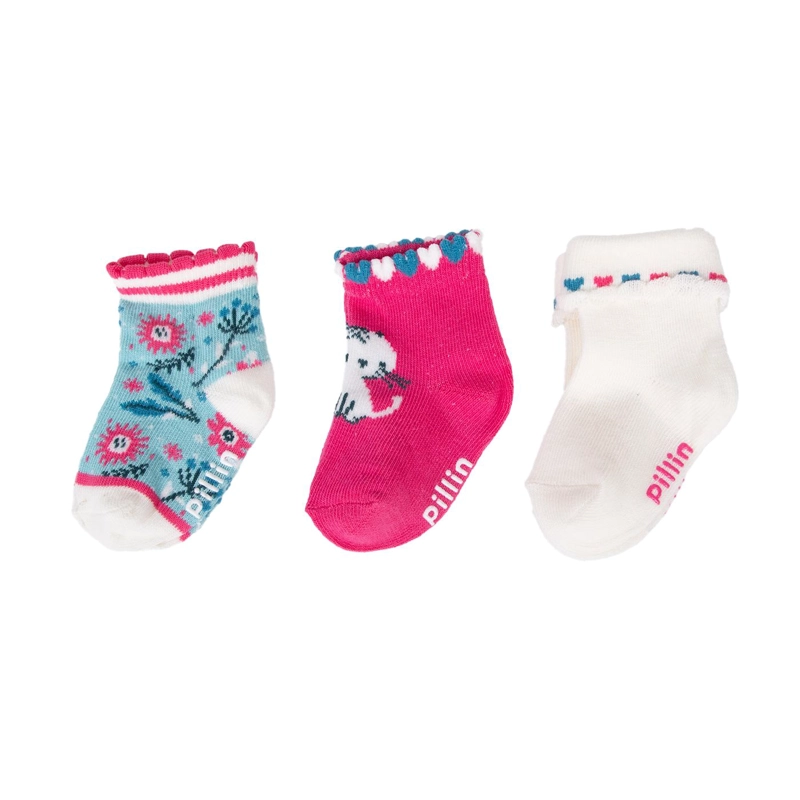 CALCETINES  MULTICOLOR NIÑA PILLIN (PAD110-26SUR) - 1