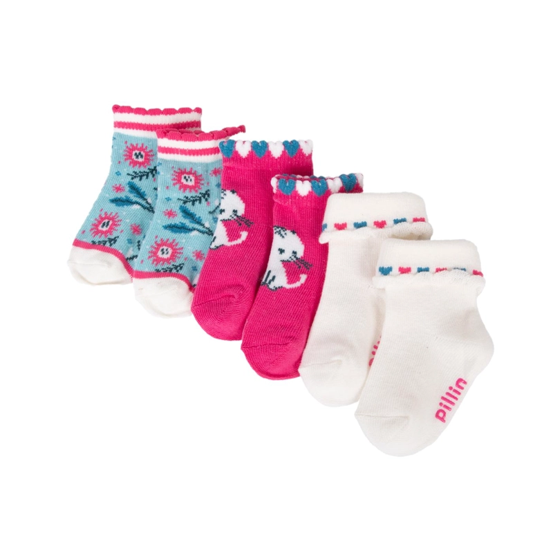 CALCETINES  MULTICOLOR NIÑA PILLIN (PAD110-26SUR) - 3