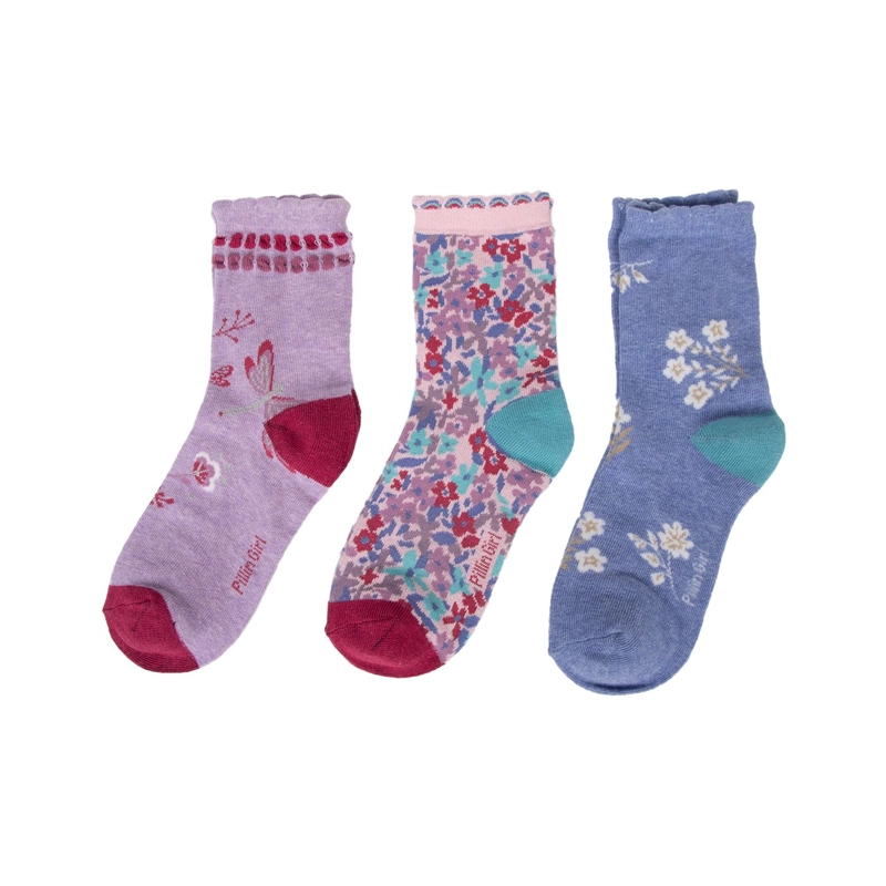 CALCETINES  MULTICOLOR NIÑA PILLIN (PAD128-26SUR) - 1