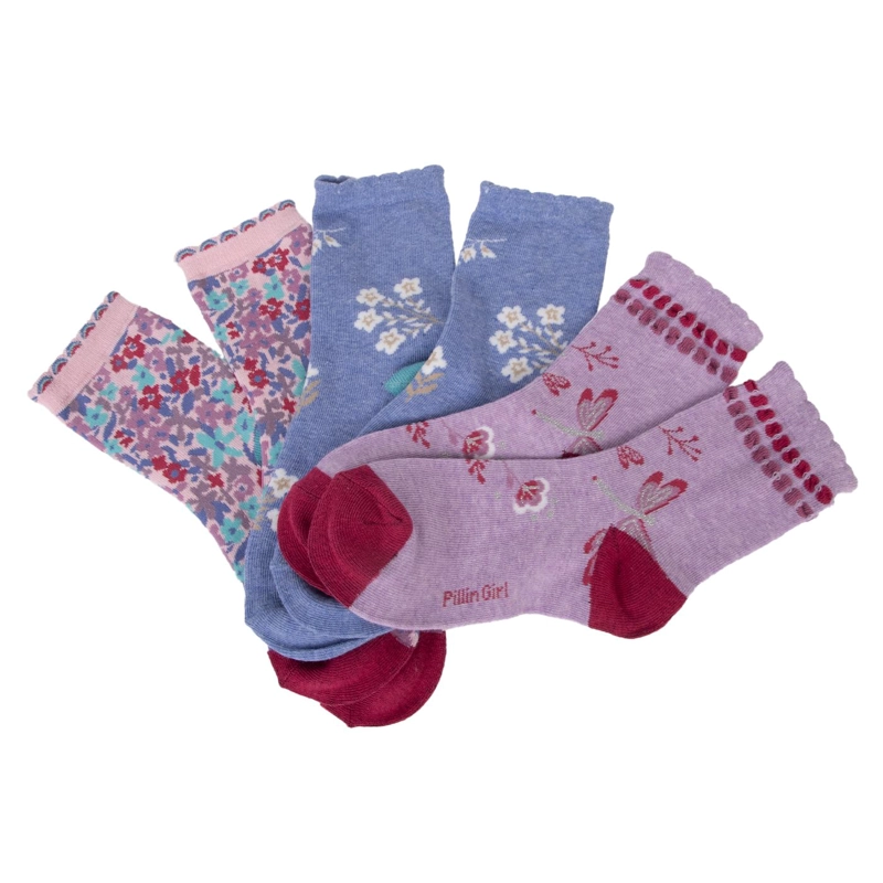 CALCETINES  MULTICOLOR NIÑA PILLIN (PAD128-26SUR) - 3