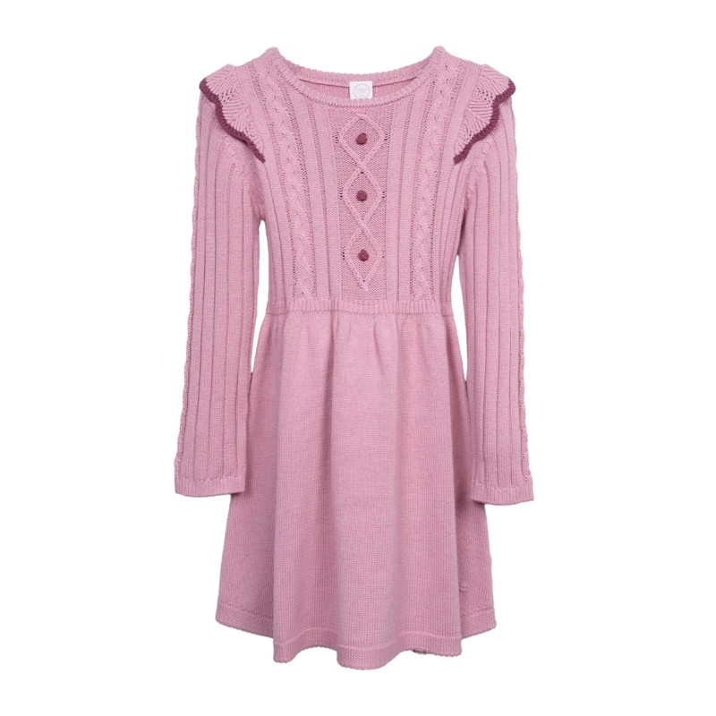 VESTIDO  ROSADO NIÑA PILLIN (PVD920-26RSA) - 1